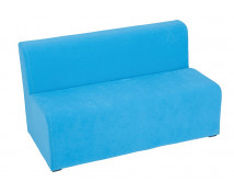 Canapea triplă, albastru deschis - 35 cm