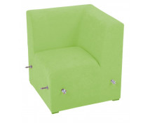 [Canapea pentru colț, verde - 35 cm]