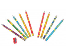 Creioane colorate curcubeu