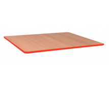 Blat masă 25 mm, FAG - pătrat 60x60 cm - roșu