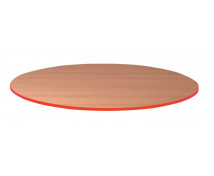Blat masă 25 mm, FAG - cerc 85 cm - roșu