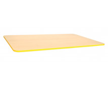Blat masă 25mm, ARȚAR - dreptunghi 115x60 cm - galben