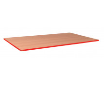 Blat masă 25 mm, FAG - dreptunghi 115x60 cm - roșu