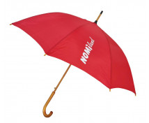 Umbrelă baston, roșie