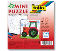 Colorează-ți propriul puzzle!-Tractor (20 componente