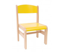 Scaun din lemn Extra-26-galben