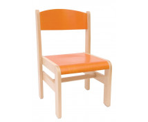 Scaun din lemn Extra-26-portocaliu