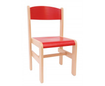 Scaun din lemn Extra-31-roșu