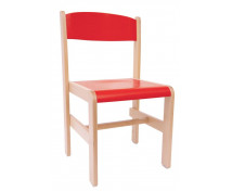 Scaun din lemn Extra-38-roșu