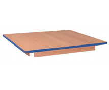 Blat masă 18 mm, FAG – pătrat 80x80 cm, cant  albastru