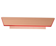 Blat masă 18 mm, FAG – trapez, cant roșu