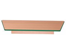 Blat masă 18 mm, FAG – trapez, cant  verde