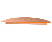 Blat masă 18 mm, FAG – semicerc, cant  portocaliu
