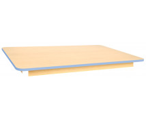 Blat masă 18 mm, Arțar - dreptunghi 125x80 cm, albastru