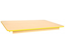 Blat masă 18 mm, Arțar - dreptunghi 125x80 cm, galben