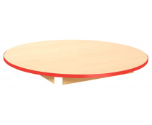 Blat masă 18 mm, Arțar - cerc 125 cm, roșu