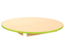 Blat masă 18 mm, Arțar - cerc 125 cm, verde