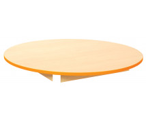Blat masă 18 mm, Arțar - cerc 90 cm, portocaliu