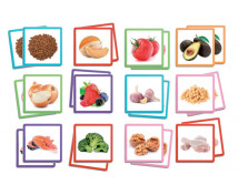 Maxi joc de memorie cu imagini - Mâncare sănătoasă