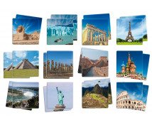 Maxi joc de memorie cu imagini - Orașele lumii