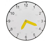 Ceas pentru școala- alb-negru (21 x 21 cm)