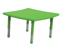 [Blat masă din plastic - Pătrat imperfect - verde]
