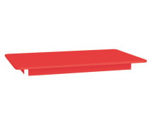 Blat colorat 18 mm, dreptunghi 125x80 cm, roșu