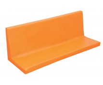 Pernuță cu spătar pentru dulapul KS31 - cu spătar lat - portocaliu