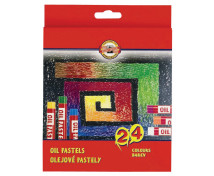 Creioane colorate pe bază de ulei, 24 buc.