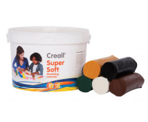 Creall - produs de modelare ultra fin - Safari mix, 5 culori