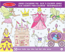 Cărți de colorat Jumbo-Prințese și zâne