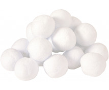 Bulgări de zăpadă - mingi de bumbac