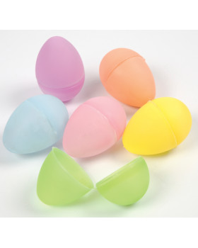 Ouă colorate din plastic, 12 buc