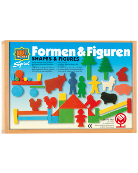 Cutie magnetică mare cu figurine