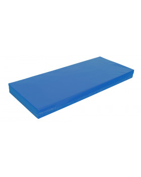 Saltea - pat, impermeabil - albastru,135 cm