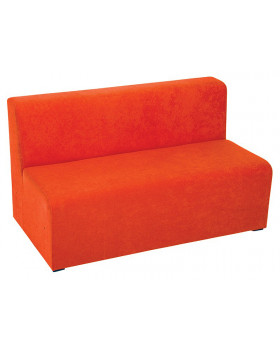 Canapea triplă, portocaliu - 35 cm