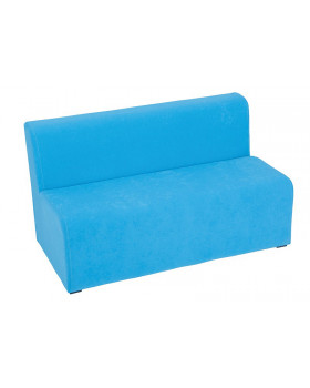 Canapea triplă, albastru deschis - 35 cm