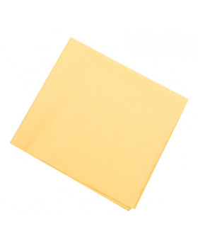 Lenjerie pernă IDEAL - Monocolor galben- închidere cu nasturi