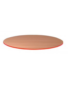 Blat masă 25 mm, FAG - cerc 85 cm - roșu