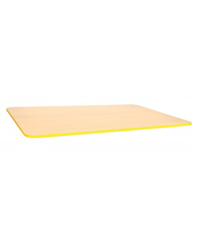 Blat masă 25mm, ARȚAR - dreptunghi 115x60 cm - galben