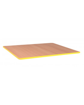 Blat masă 25 mm, FAG - pătrat 60x60 cm - galben