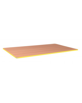 Blat masă 25 mm, FAG - dreptunghi 115x60 cm - galben