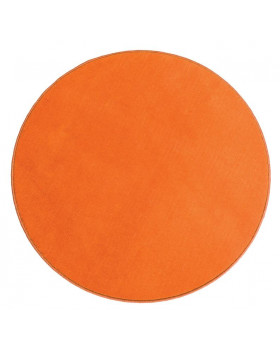 Covor monocromatic Diametru: 2,5 m-portocaliu