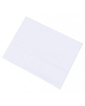 Lenjerie NOMI - Monocolor - alb - set pentru pilotă și pernă- Închidere tip plic