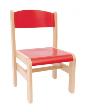 Scaun din lemn Extra-26-roșu