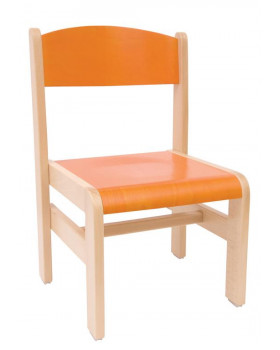 Scaun din lemn Extra-26-portocaliu