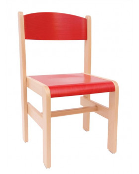 Scaun din lemn Extra-35-roșu
