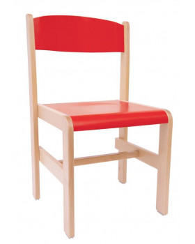 Scaun din lemn Extra-38-roșu