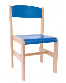 Scaun din lemn Extra-38-albastru