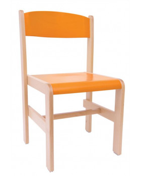 Scaun din lemn Extra-38-portocaliu